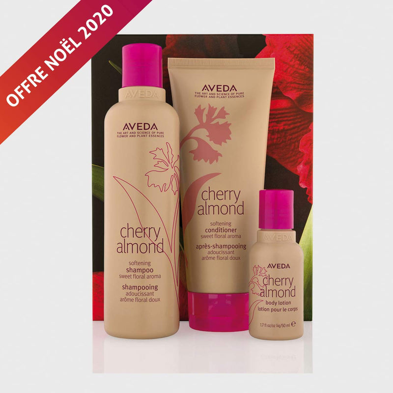 Cherry Almond Your softest Hair & Skin - Aveda Salon de coiffure Geneve